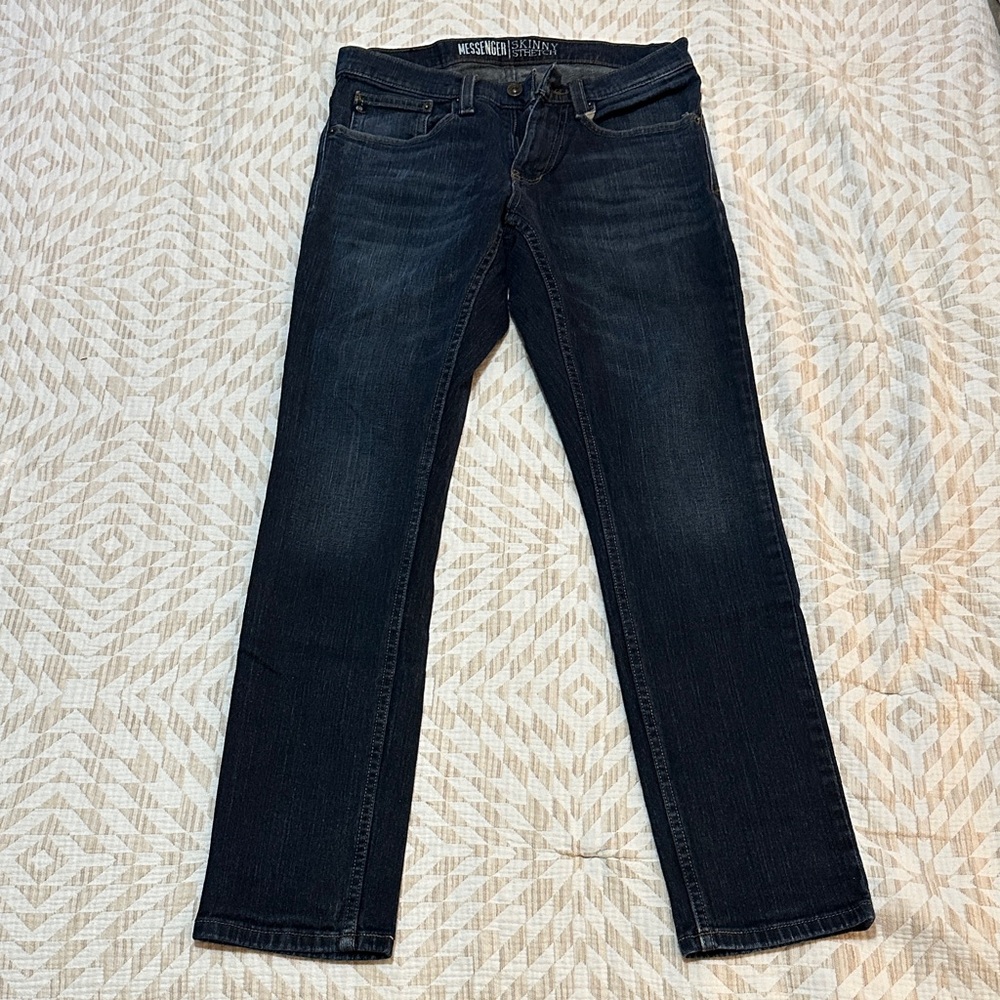 Freeworld Men's Slim Fit Jeans in Dark Blue